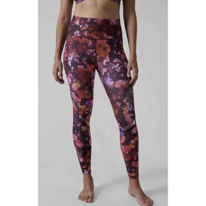 Athleta Salutation Stash Pocket II Printed Tight, Dappled Bloom Sz. XXS MSRP $98